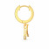 Malabar 22 KT Gold Studded Clip-On Earring ECERSGDZ026
