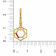 Malabar 22 KT Gold Studded Clip-On Earring ECERSGDZ026