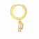 Malabar 22 KT Gold Studded Clip-On Earring ECERSGDZ035