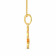 Malabar 18 KT Gold Studded Casual Pendant ECPDMO1038