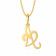Malabar 18 KT Gold Studded Casual Pendant ECPDMO1038