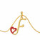 Malabar 18 KT Gold Studded Casual Pendant ECPDMO1043