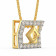 Malabar Gold Geometric Square Two-in-One Rakhi and Pendant