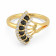 Malabar 22 KT Gold Studded Casual Ring ECRGSGDZ003