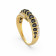 Malabar 22 KT Gold Studded Casual Ring ECRGSGDZ007