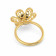 Malabar 22 KT Gold Studded Casual Ring ECRGSGDZ008