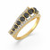 Malabar 22 KT Gold Studded Casual Ring ECRGSGDZ011
