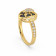 Malabar 22 KT Gold Studded Casual Ring ECRGSGDZ016