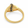 Malabar 22 KT Gold Studded Casual Ring ECRGSGDZ018