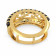 Malabar 22 KT Gold Studded Casual Ring ECRGSGDZ019