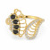 Malabar 22 KT Gold Studded Casual Ring ECRGSGDZ022