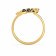 Malabar 22 KT Gold Studded Casual Ring ECRGSGDZ024