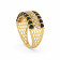 Malabar 22 KT Gold Studded Casual Ring ECRGSGDZ025