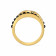 Malabar 22 KT Gold Studded Casual Ring ECRGSGDZ026