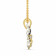 Starlet 22 KT Gold Studded Pendant For Kids EKPDDZ0001