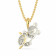 Starlet 22 KT Gold Studded Pendant For Kids EKPDDZ0001