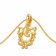 Starlet 22 KT Gold Studded Spiritual Pendant EKPDNO0006