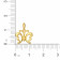 Starlet Gold Butterfly Pendant EKPDNO0022_18KT