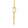 Starlet 22 KT Rose Gold Studded Pendant For Kids EKPDNO0032