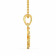Starlet 22 KT Gold Studded Pendant For Kids EKPDNO0037