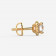 Mine Solitaire Yellow Gold Earring Mount ER21383Y