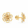 Mine Diamond Studded Gold Studs Earring ERALR10062