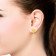Malabar 22 KT Gold Studded Drops Earring ERCOVM0022