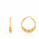 Malabar 22 KT Gold Studded Hoops Earring ERCOVM0088