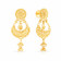 Malabar 22 KT Gold Studded Chandbali Earring ERCOVM0090