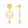 Malabar 22 KT Gold Studded Dangle Earring ERCOVM0102