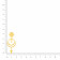 Malabar 22 KT Gold Studded Dangle Earring ERCOVM0102