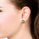 Malabar 22 KT Gold Studded Earring ERCOVM0155