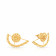 Malabar 22 KT Gold Studded Jacket Earring ERCOVM0174