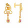 Malabar 22 KT Gold Studded Drops Earring ERDZHRN009