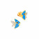 Starlet Gold Studs Earring ERDZL30253