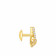 Malabar 22 KT Gold Studded Earring ERDZTP6062A