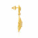 Malabar 22 KT Gold Studded Dangle Earring ERDZTP6740A