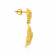Malabar 22 KT Gold Studded Dangle Earring ERDZTP6752