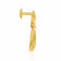 Malabar 22 KT Gold Studded Dangle Earring ERDZTP6756A