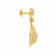 Malabar 22 KT Gold Studded Dangle Earring ERDZTP6800A