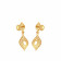 Malabar 22 KT Gold Studded Dangle Earring ERDZTP6832