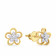 Mine Diamond Studded Gold Studs Earring ERGEN10148