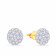 Mine Diamond Studded Gold Studs Earring ERGEN13321