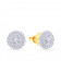 Mine Diamond Studded Gold Studs Earring ERGEN15228