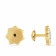 Mine Diamond Studded Gold Studs Earring ERHRT10676