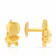 Starlet 22 KT Gold Studded Earring For Kids ERKDNOSG001