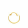 Malabar 22 KT Gold Studded Hoops Earring ERMSNO0149