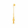 Malabar 22 KT Gold Studded Suidhaga Earring ERMSNO0160