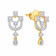 Mine Diamond Studded Gold Drops Earring ERNKDIA10198