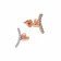 Zoul Gold Studs Earring ERNKDZL42397